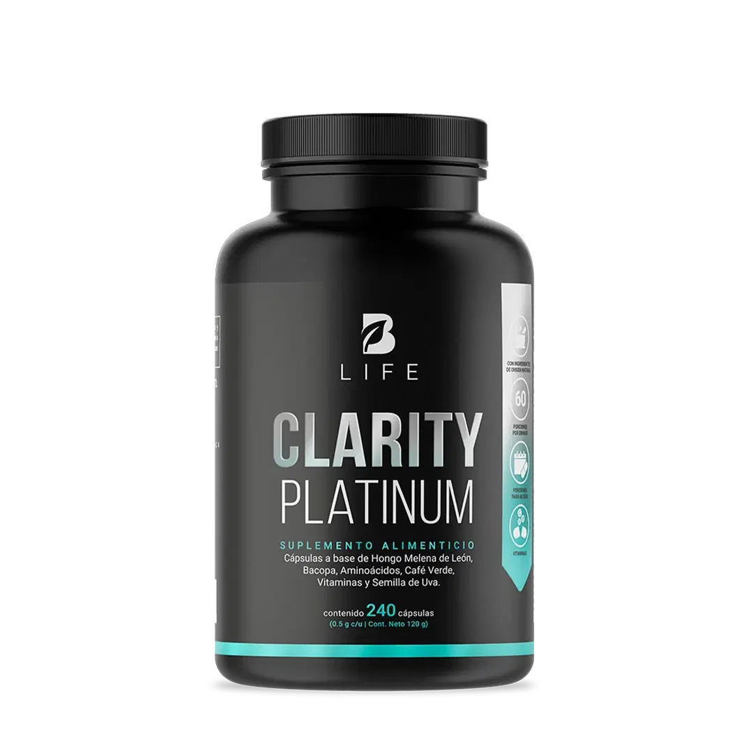 Imagen de Mezcla Platinum | Hongo Melena de León, Bacopa, Tirosina, Café Verde | 240 cápsulas