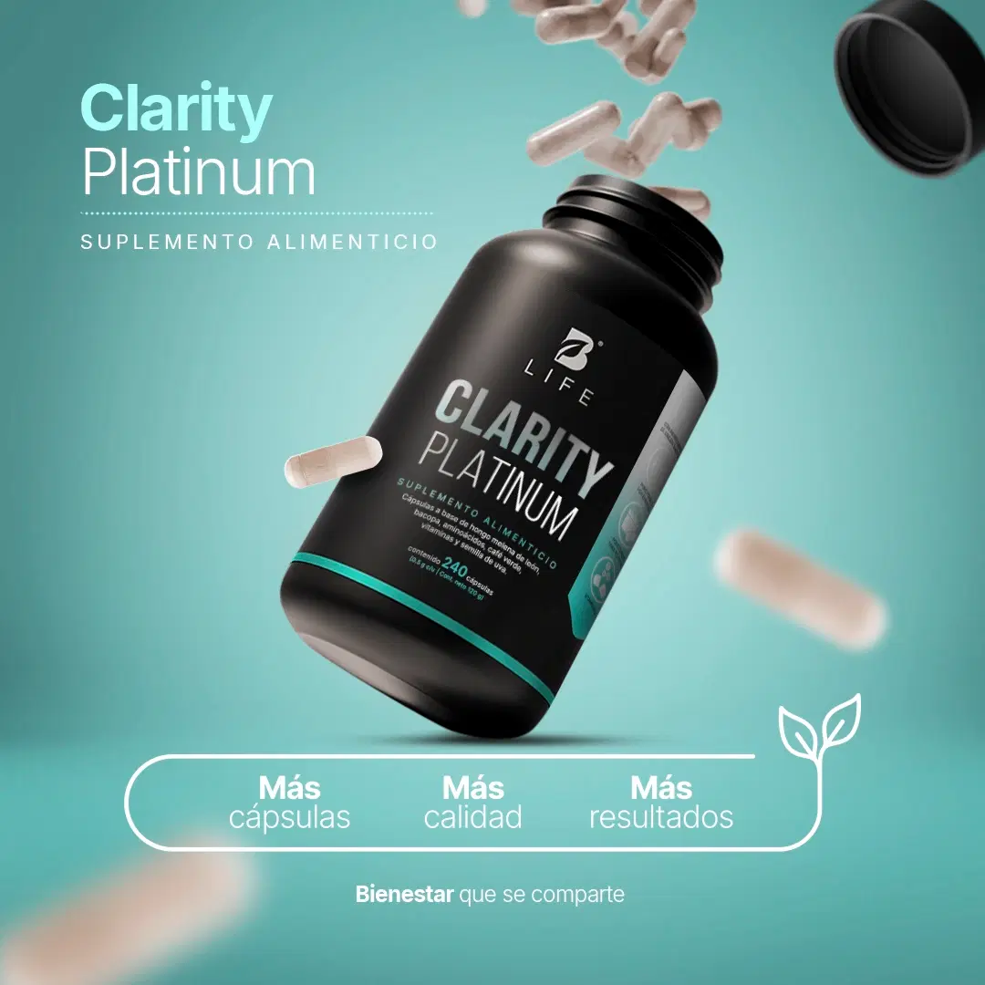 Imagen de Mezcla Platinum | Hongo Melena de León, Bacopa, Tirosina, Café Verde | 240 cápsulas