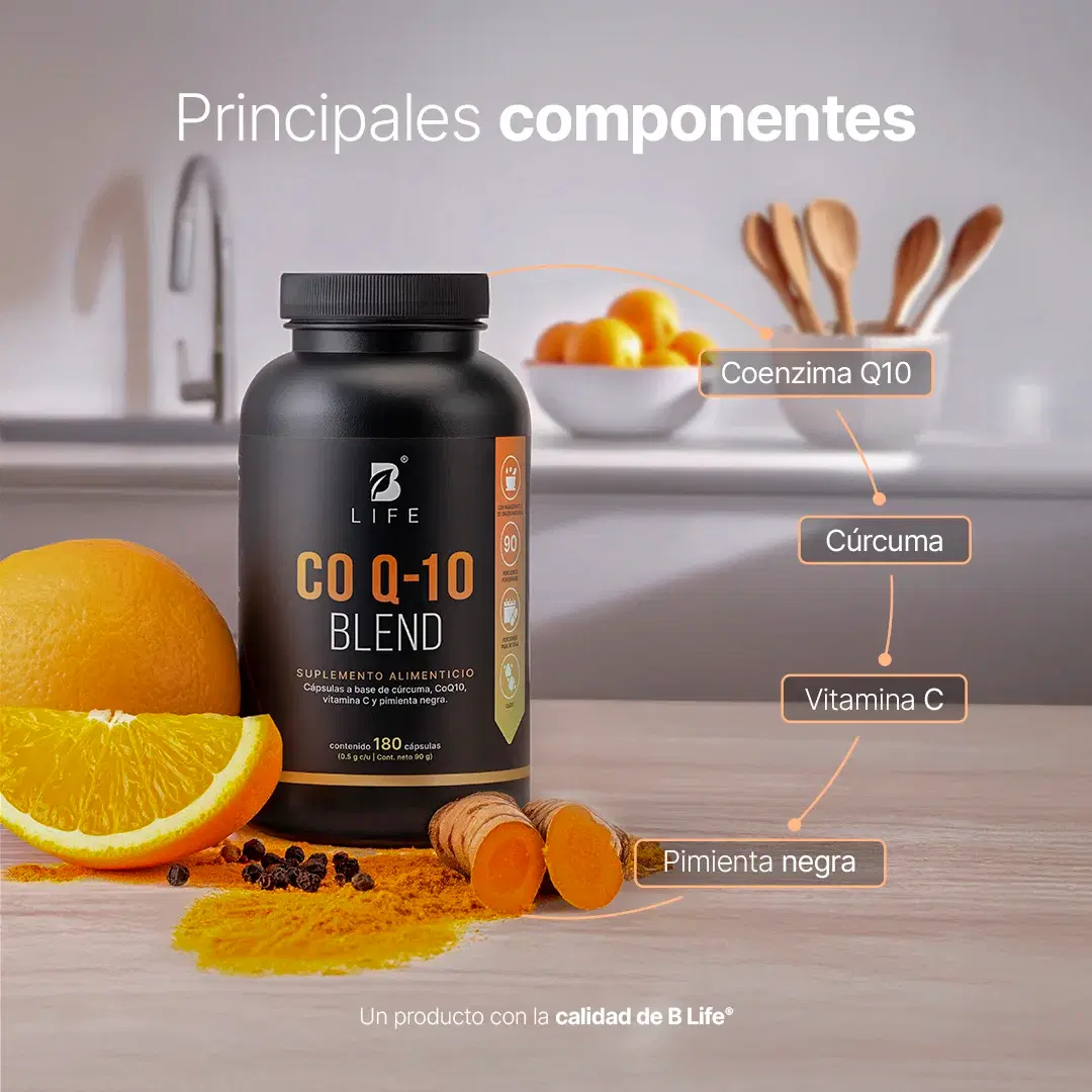 Imagen de Coenzima Q10 | con Cúrcuma y Vitamina C | 180 cápsulas