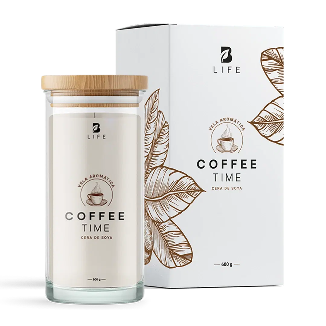 Imagen de Coffee Time Aromatic Candle | Vela Aromática de Café Recién Hecho 600 g