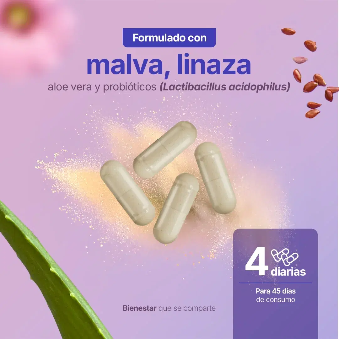 Imagen de Lactobacillus Acidophilus | con Malva, Linaza, Aloe Vera