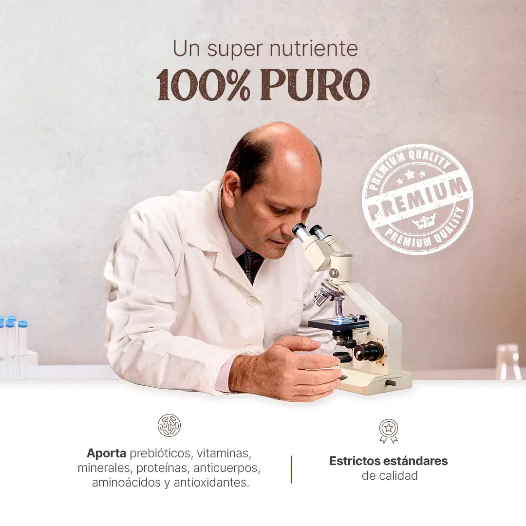 Imagen de Calostro Vacuno | Concentrado de Nutrientes de la Primera Lactancia | 240 Cápsulas | 1400 mg por porción