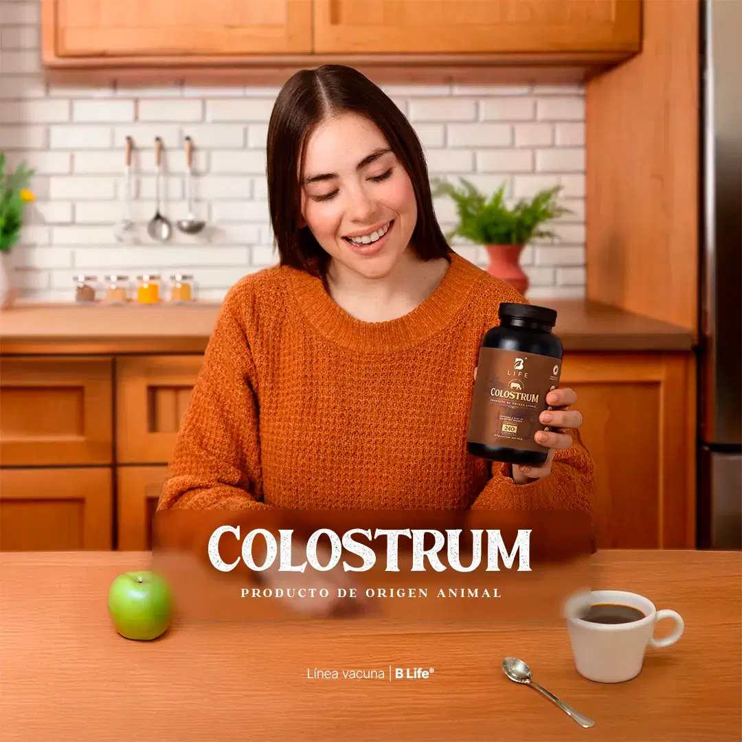 Imagen de Calostro Vacuno | Concentrado de Nutrientes de la Primera Lactancia | 240 Cápsulas | 1400 mg por porción