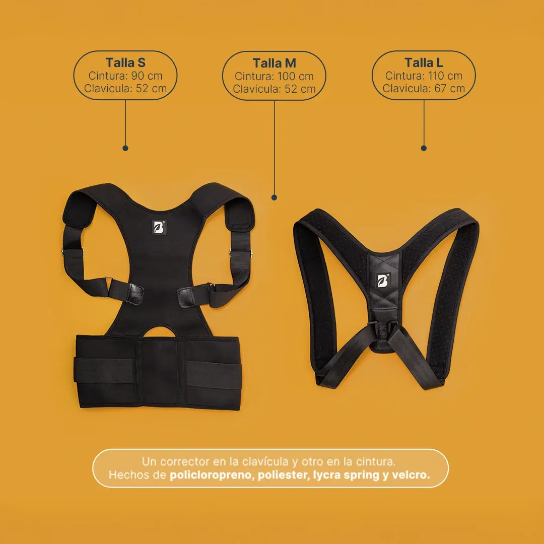 Imagen de Posture Corrector B Life. Soporte para Espalda y Hombros, Diseño Ergonómico