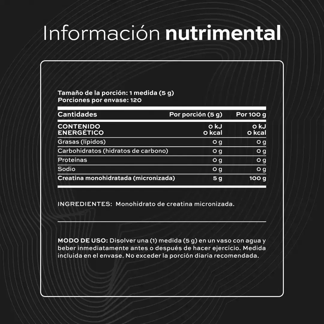 Imagen de Creatina Monohidratada en polvo | Alta Pureza