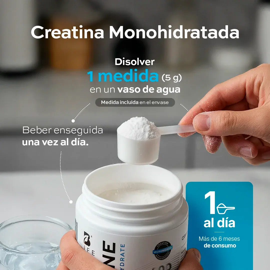 Imagen de Creatina Monohidratada en polvo | Alta Pureza