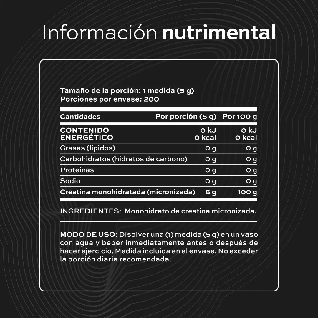 Imagen de Creatina Monohidratada en polvo | Alta Pureza