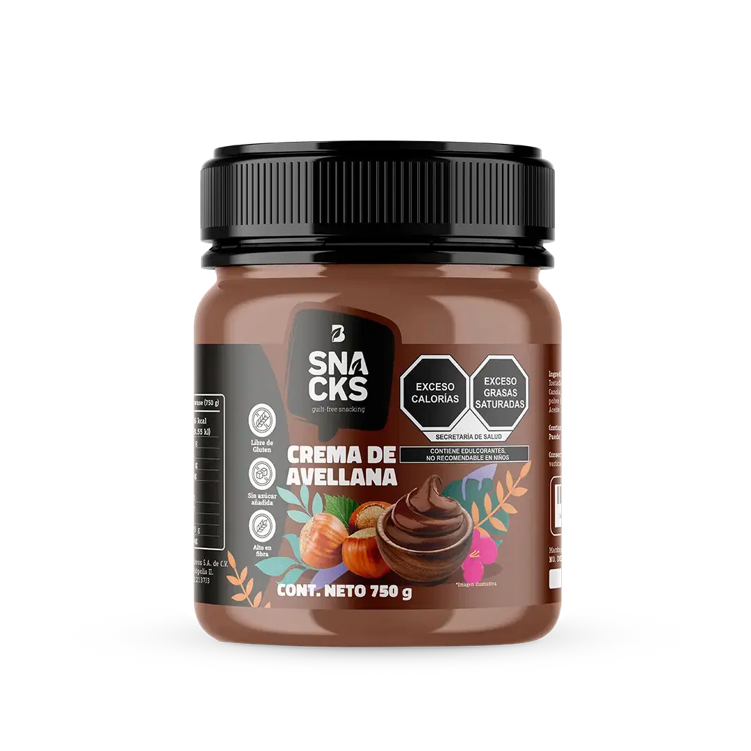 Imagen de Crema de Avellana Sin Azúcar Añadida 750 g