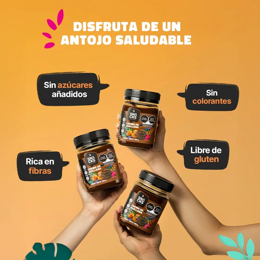Imagen de Crema de Avellana Sin Azúcar Añadida 750 g