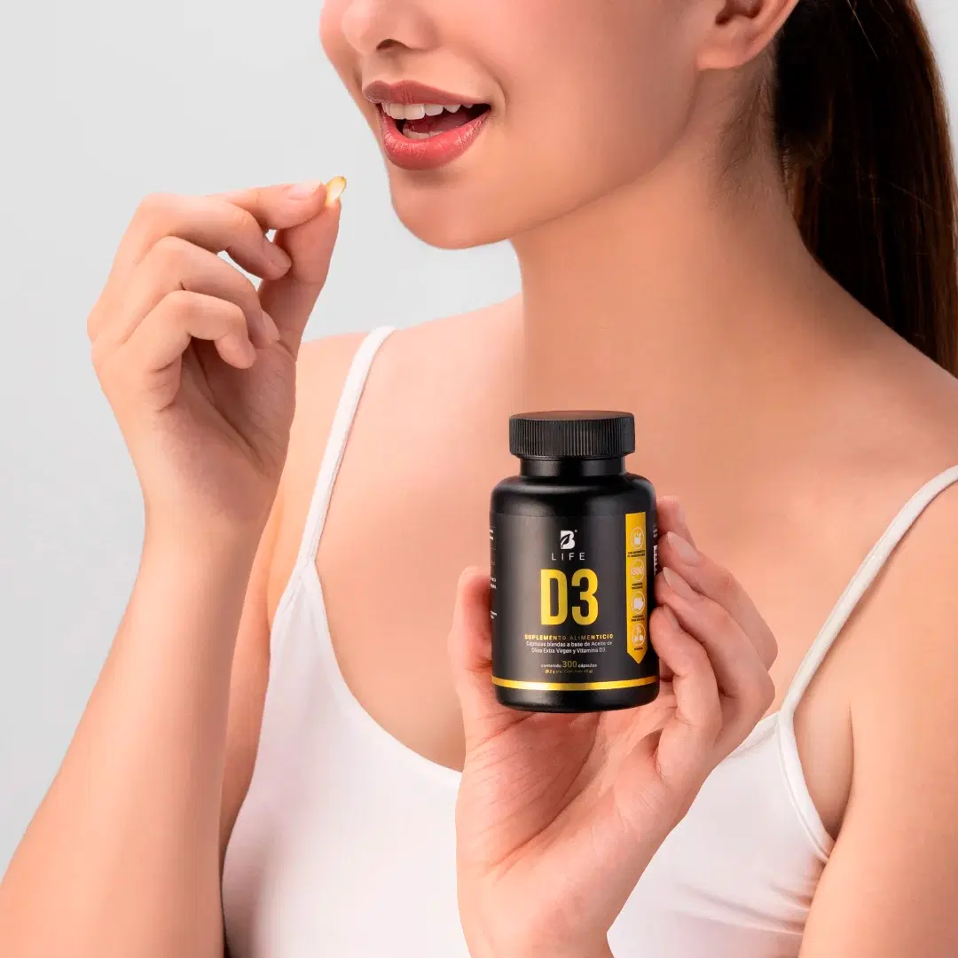 Imagen de Vitamina D3 con Aceite de Oliva Extra Virgen 5000 UI | 300 cápsulas