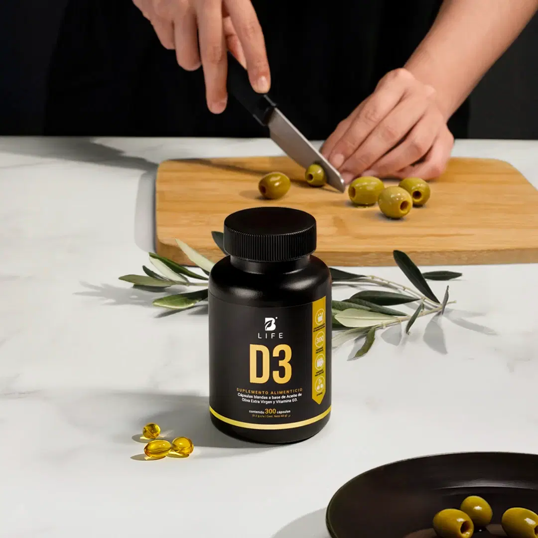 Imagen de Vitamina D3 con Aceite de Oliva Extra Virgen 5000 UI | 300 cápsulas