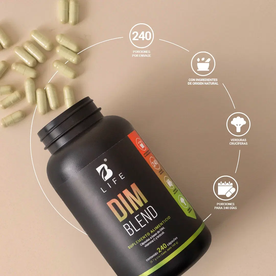 Imagen de DIM | con Vitamina C y Brócoli | 240 cápsulas | 700 mg por porción