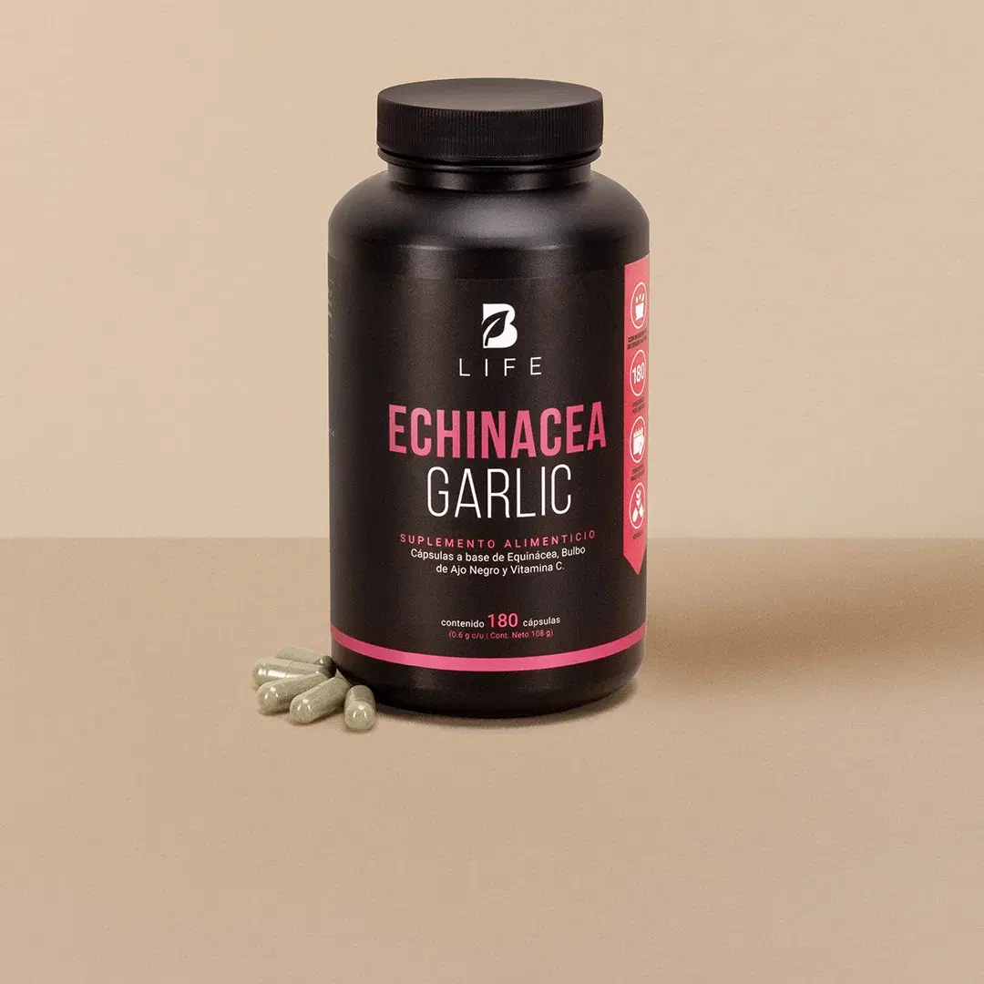 Imagen de Equinácea | Adicionado con Ajo Negro y Vitamina C | 180 Cápsulas