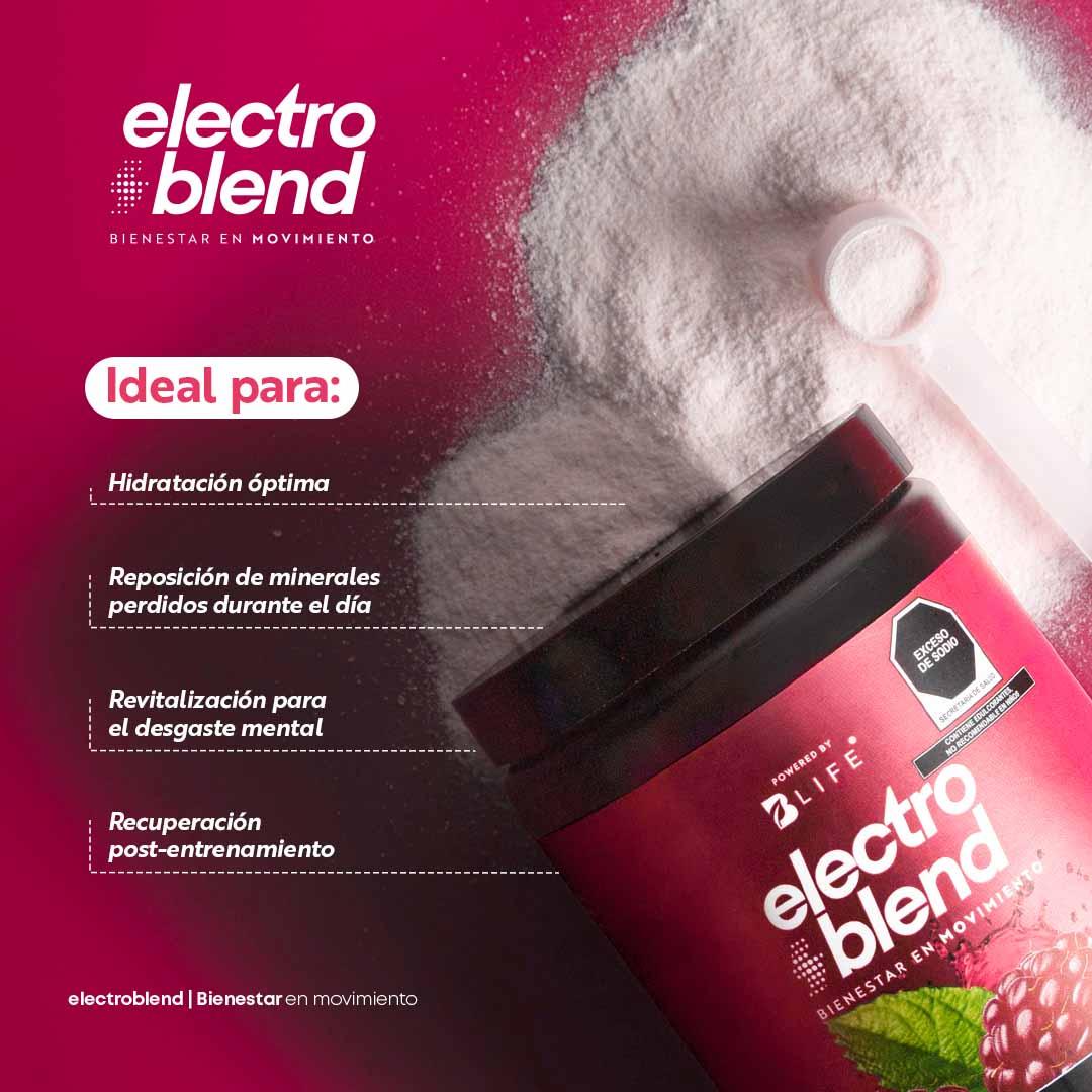 Imagen de Electroblend Raspberry | Bebida Hidratante Sin Azúcar sabor Frambuesa 60 servicios
