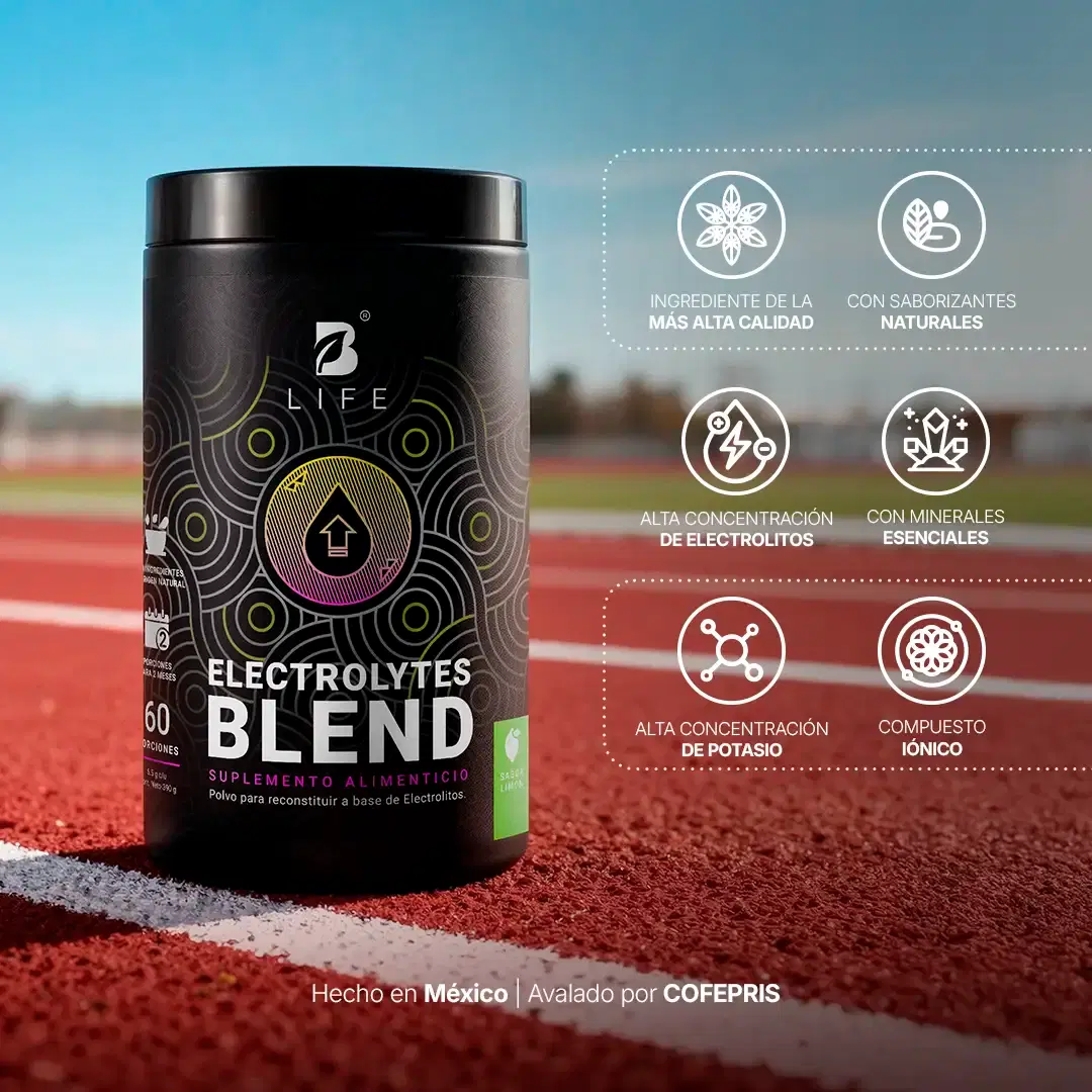 Imagen de Electrolitos Sin Azúcar | con Citrato de Potasio, Magnesio, Calcio, Sodio, Zinc | Sabor Lemon | 60 servicios