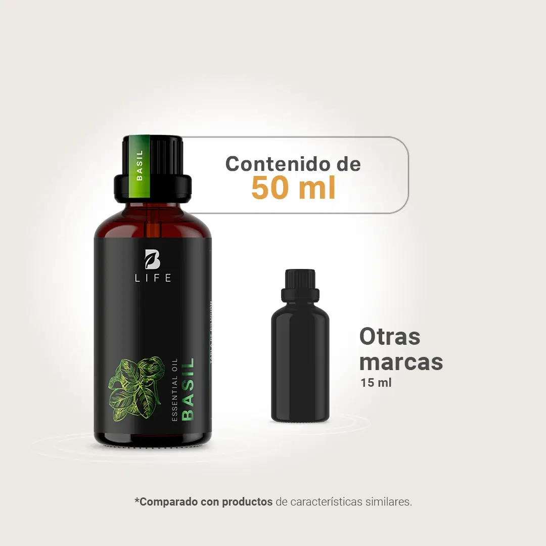 Imagen de Essential Oil Basil | Aceite Esencial Albahaca 50 ml