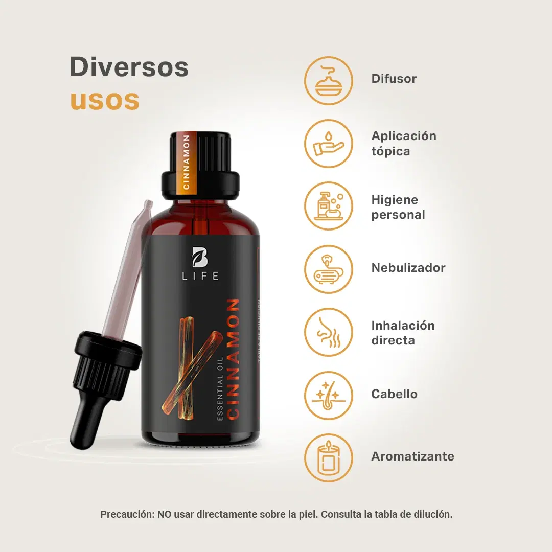 Imagen de Essential Oil Cinnamon | Aceite Esencial Canela 50 ml
