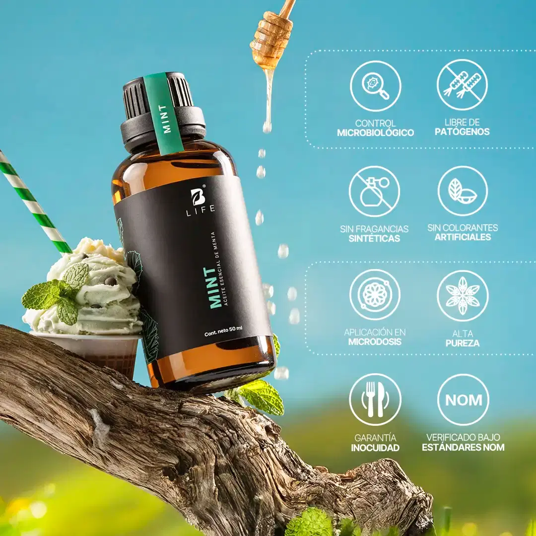 Imagen de Essential Oil Mint | Aceite Esencial Menta 50 y 120 ml