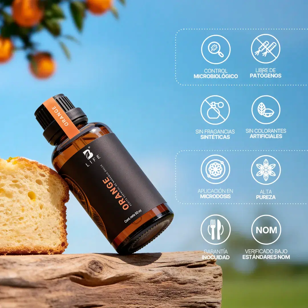 Imagen de Essential Oil Orange | Aceite Esencial de Naranja 50 ml | Grado alimenticio