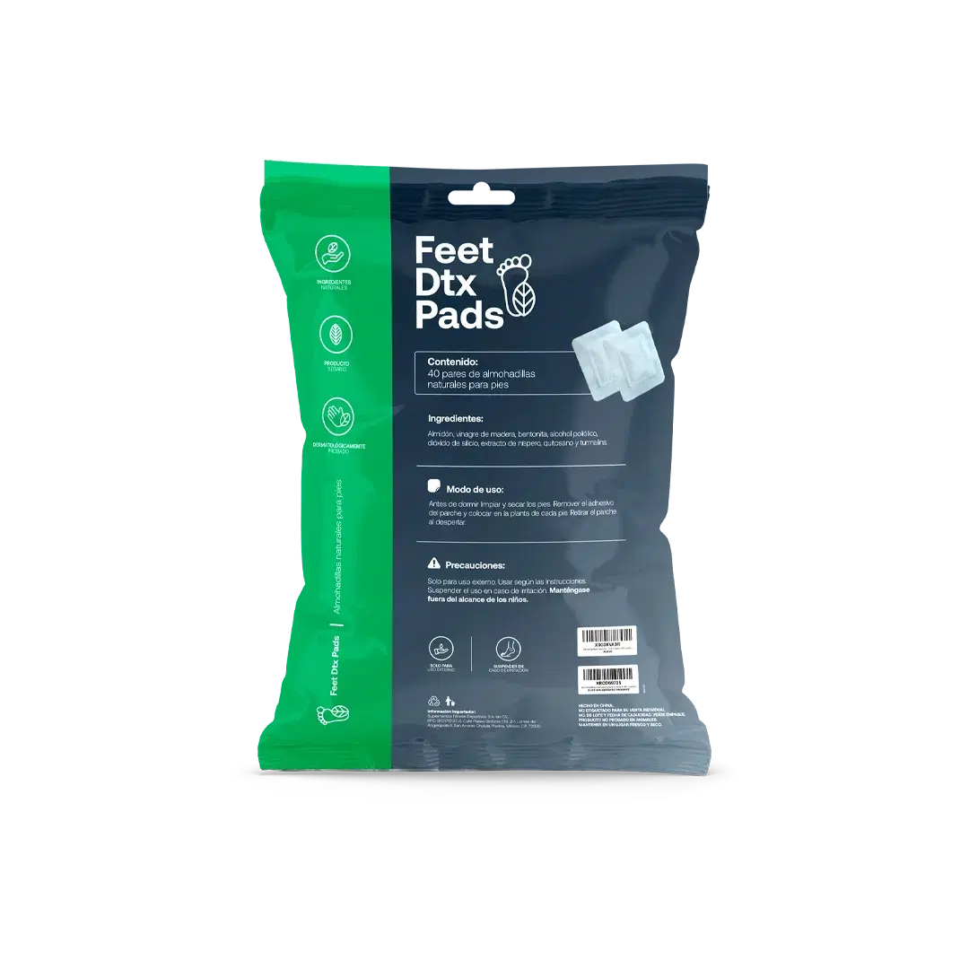 Imagen de Feet Dtx Pads | Parches Desintoxicantes para Pies 40 pares