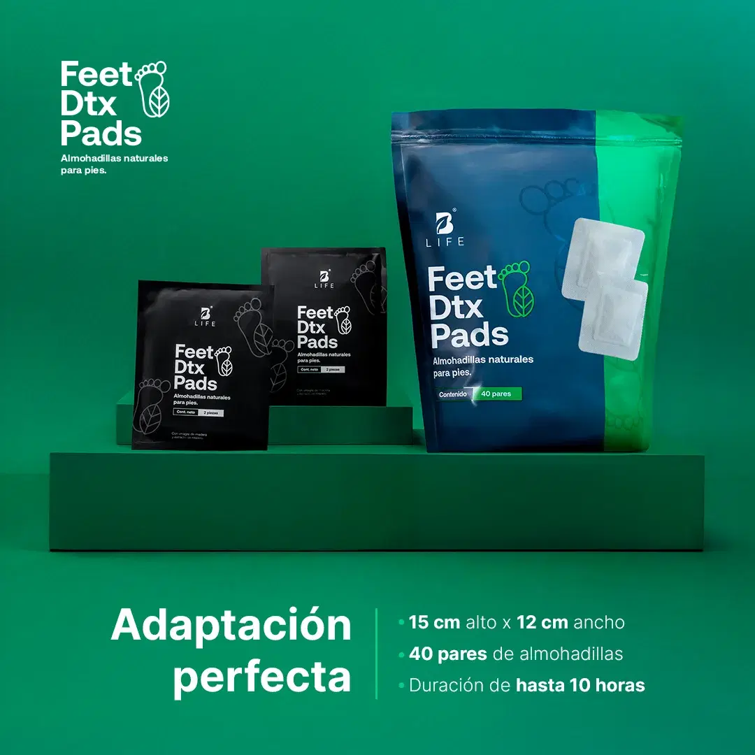 Imagen de Feet Dtx Pads | Parches Desintoxicantes para Pies 40 pares