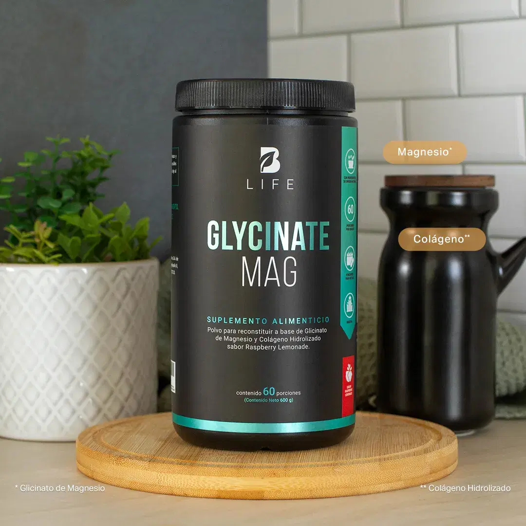 Imagen de Glicinato de Magnesio en Polvo | 600 g | 60 porciones | Sabor Raspberry Lemonade