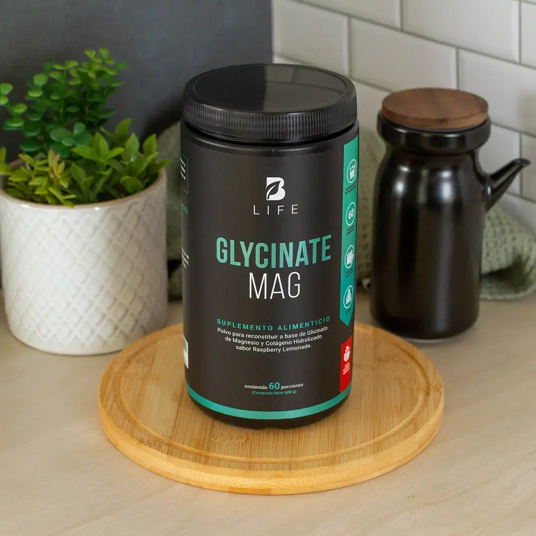 Imagen de Glicinato de Magnesio en Polvo | 600 g | 60 porciones | Sabor Raspberry Lemonade