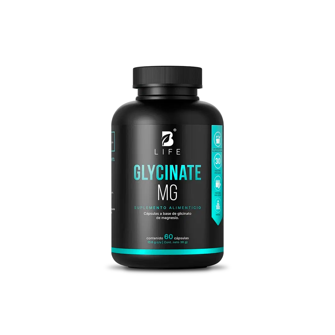 Imagen de Glicinato de Magnesio | 1200 mg por Porción | 60 Cápsulas