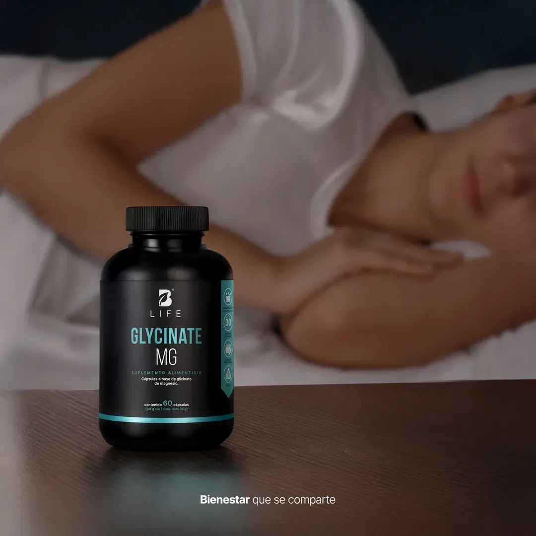 Imagen de Glicinato de Magnesio | 1200 mg por Porción | 60 Cápsulas