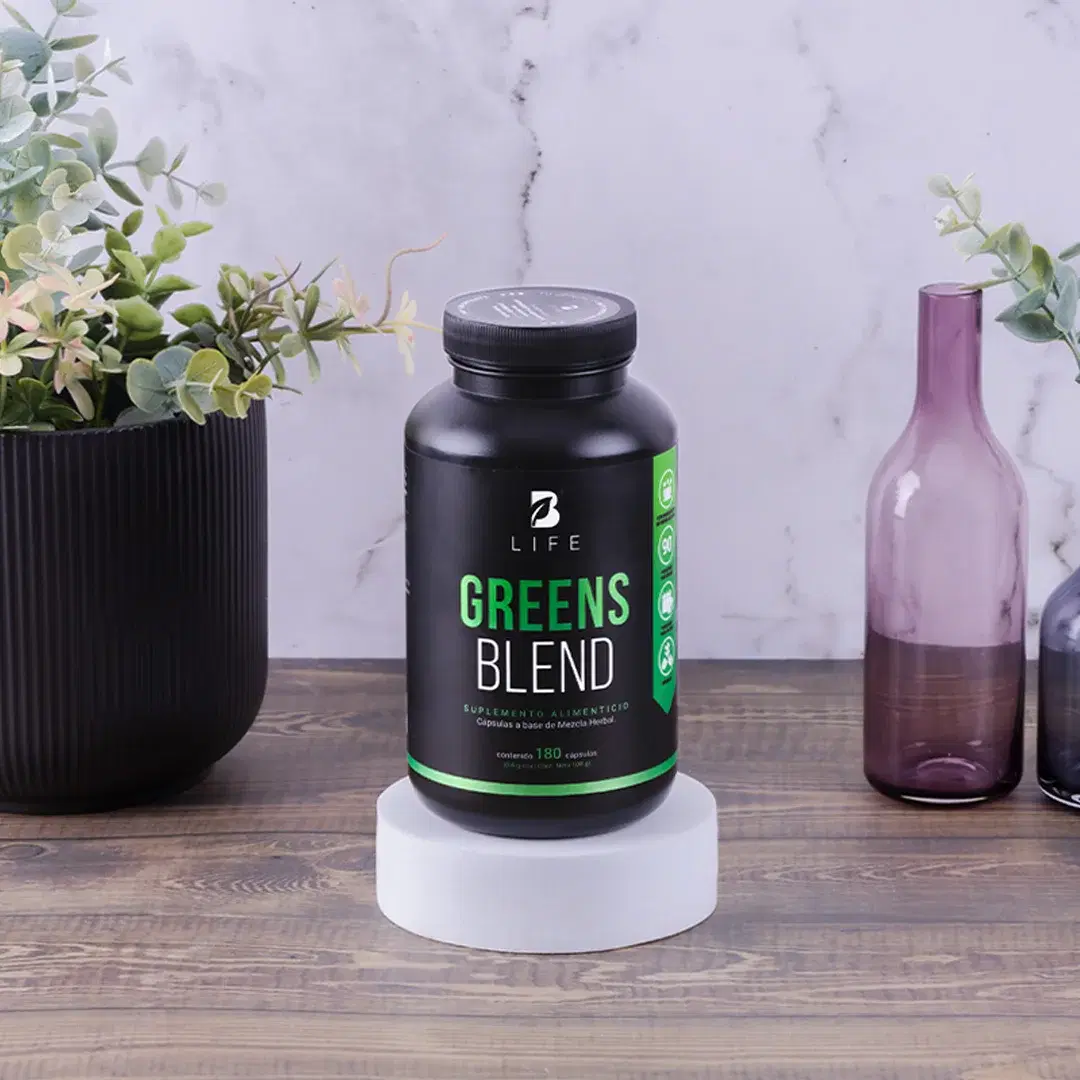 Imagen de Mezcla Herbal con Espirulina, Moringa, Wheatgrass, Clorela, Matcha y Aloe Vera | 180 Cápsulas