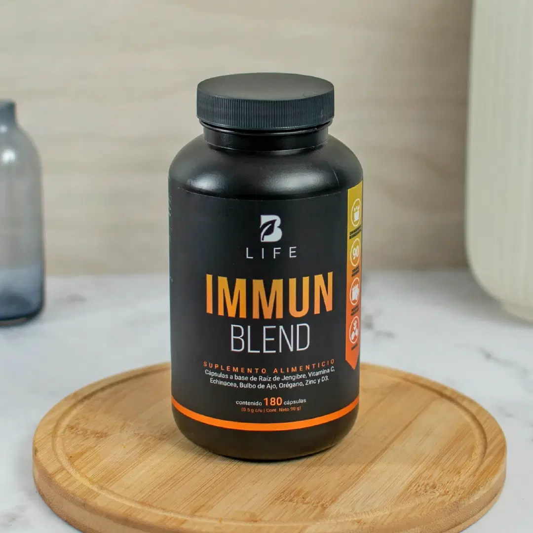 Imagen de Mezcla con Jengibre, Vitamina C, D3, Zinc, Equinácea, Orégano y Ajo | 1000 mg por Porción