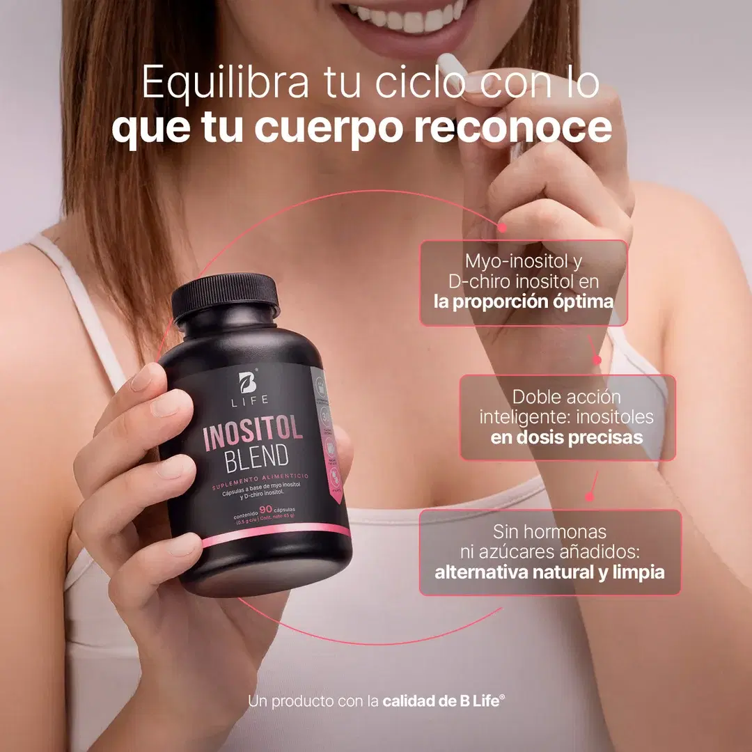 Imagen de Mezcla de Myo Inositol | 90 cápsulas | con D-Chiro Inositol | Relación 40:1