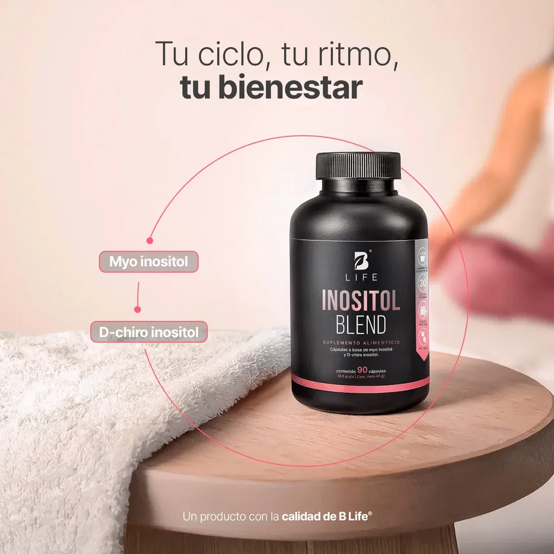 Imagen de Mezcla de Myo Inositol | 90 cápsulas | con D-Chiro Inositol | Relación 40:1
