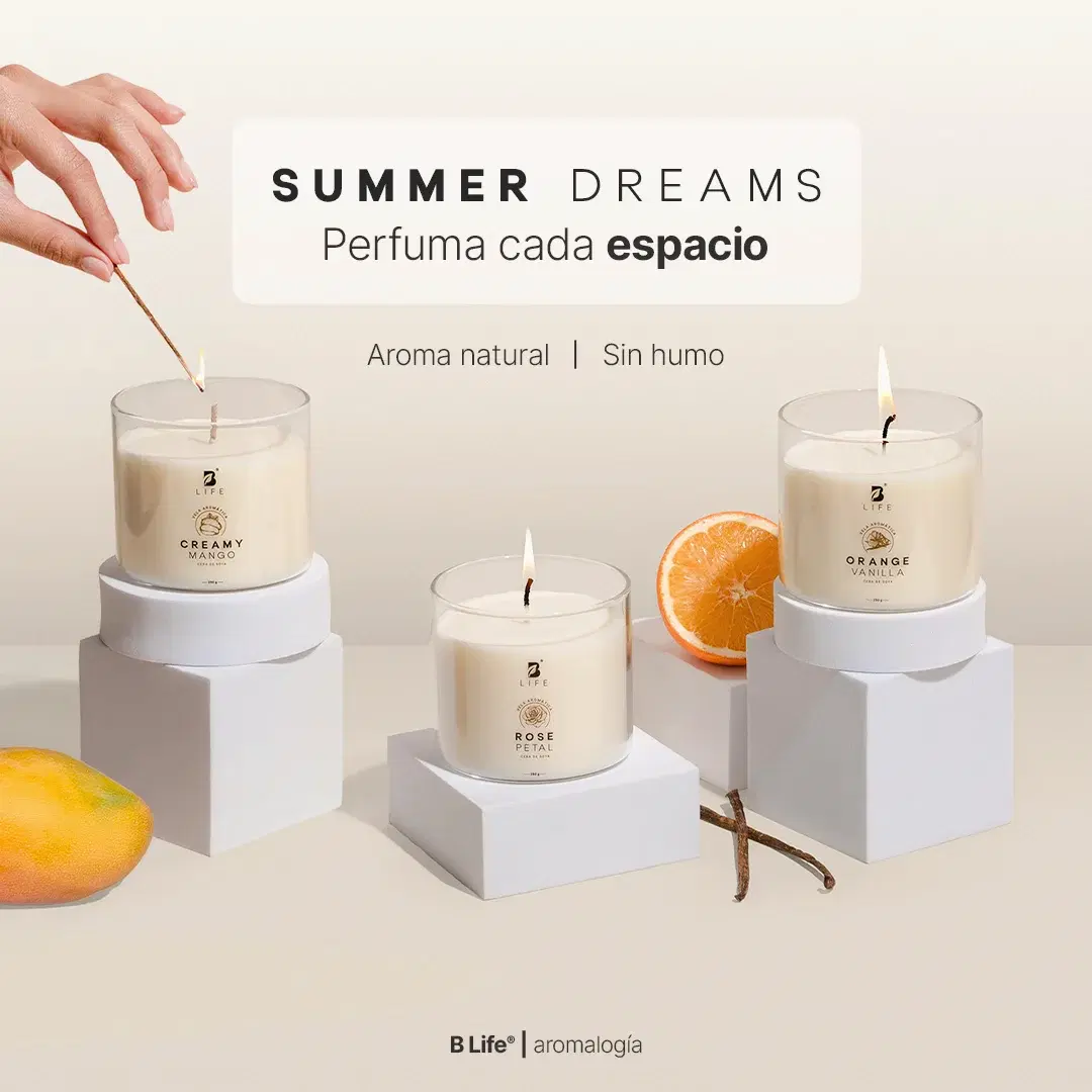 Imagen de Kit de 3 Velas Summer Dreams 250 g c/u