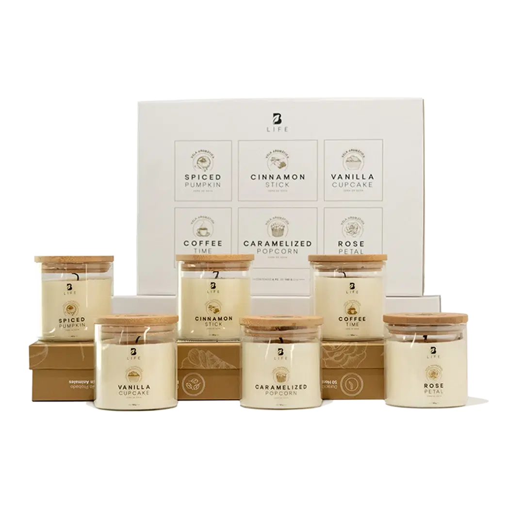 Imagen de Kit de 6 Velas Enchanted Scents 160 g c/u