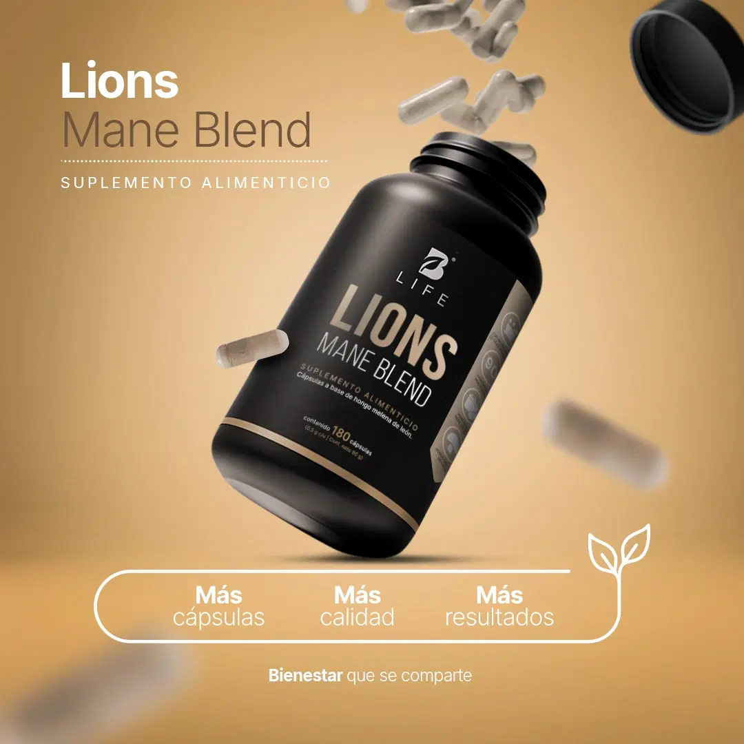 Imagen de Hongo Melena de León Puro | 1000 mg por porción