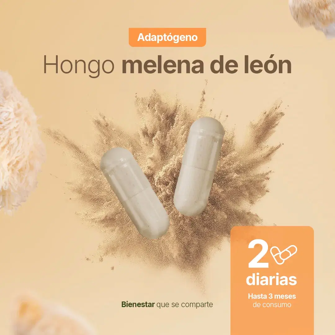 Imagen de Hongo Melena de León Puro | 1000 mg por porción