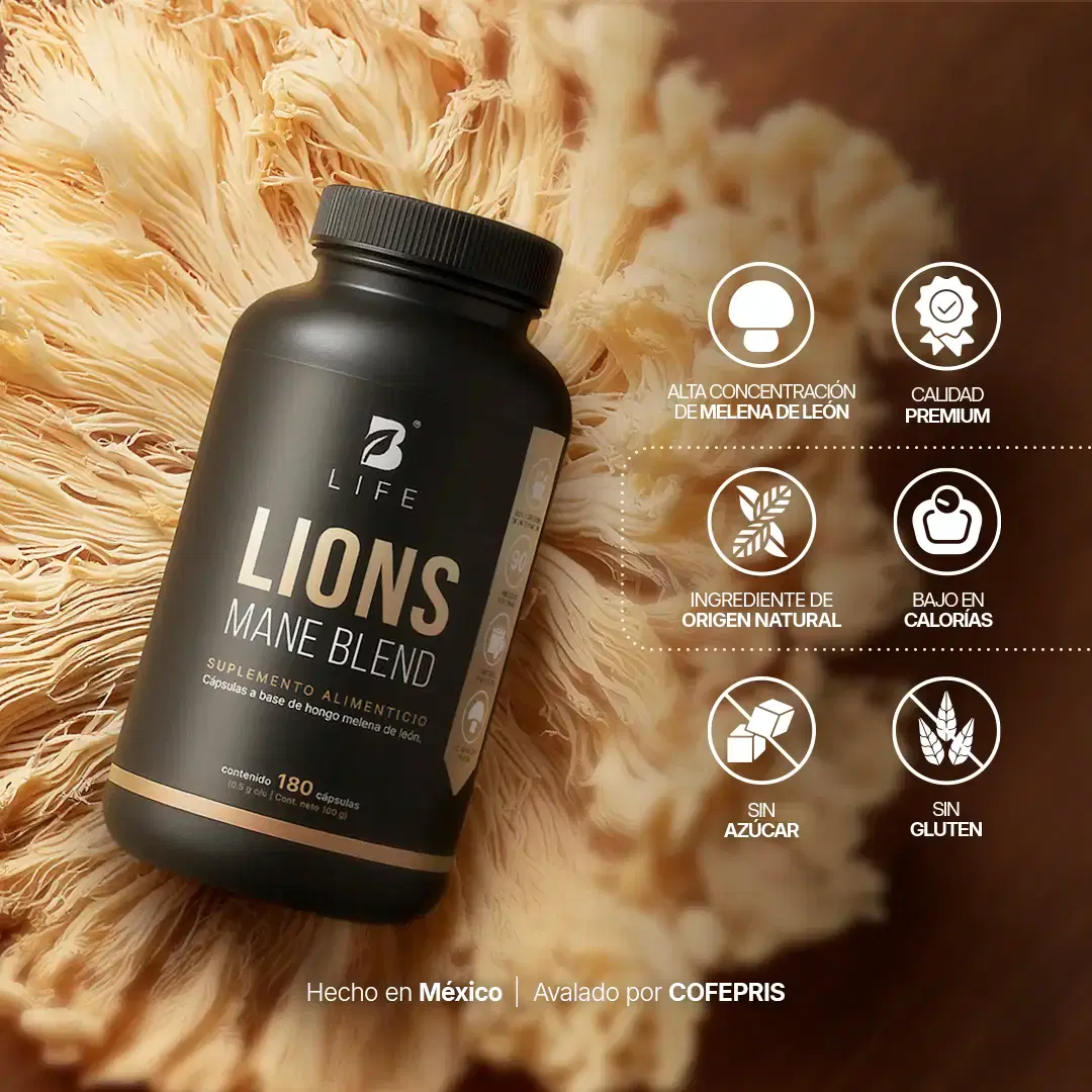 Imagen de Hongo Melena de León Puro | 1000 mg por porción