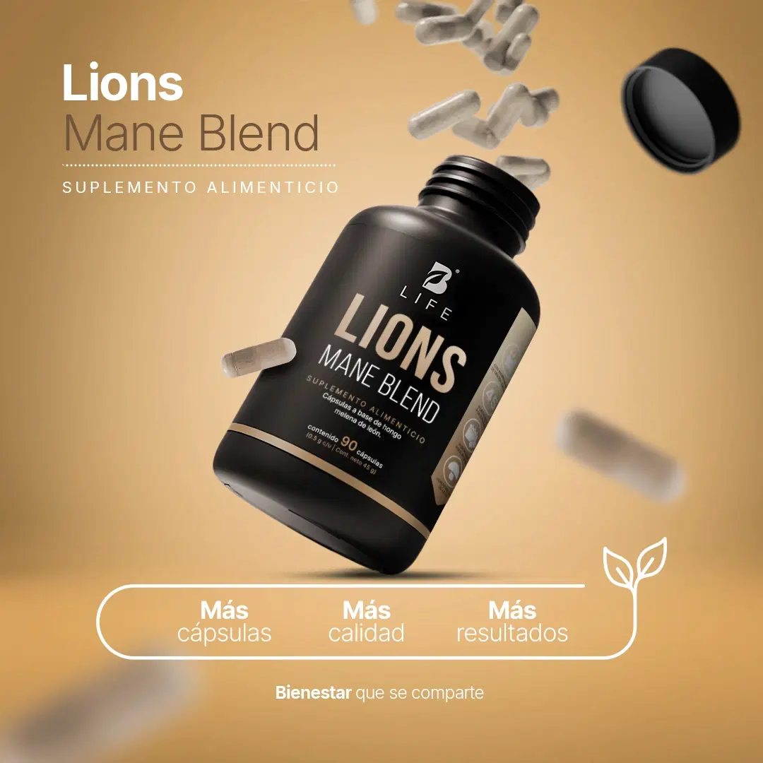 Imagen de Hongo Melena de León Puro | 1000 mg por porción