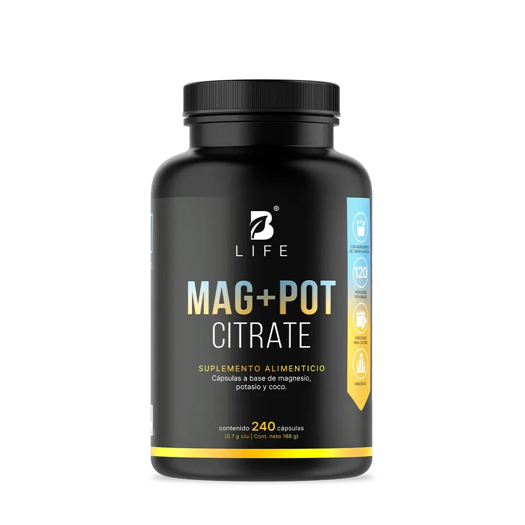 Imagen de Magnesio y Potasio | Adicionado con coco orgánico | 240 Cápsulas | 1400 mg por porción