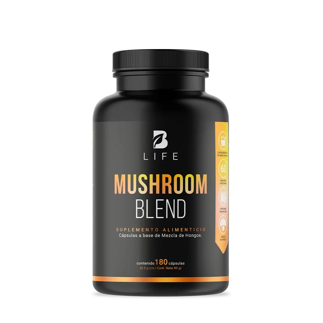 Imagen de Mezcla de Hongos Adaptogenos | Melena de León, Reishi, Cordyceps, Chaga | 1500 mg por porción