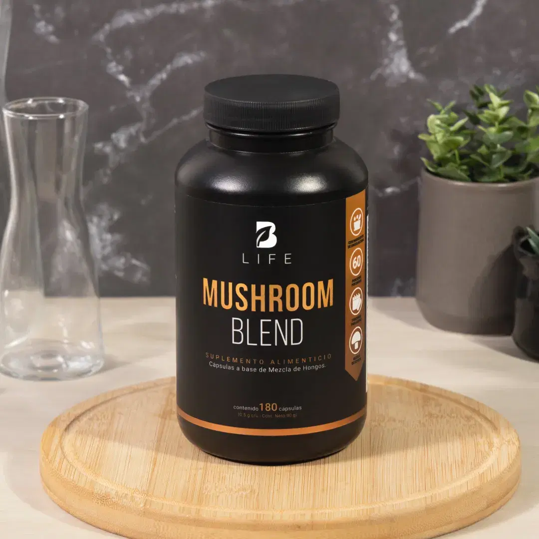 Imagen de Mezcla de Hongos Adaptogenos | Melena de León, Reishi, Cordyceps, Chaga | 1500 mg por porción