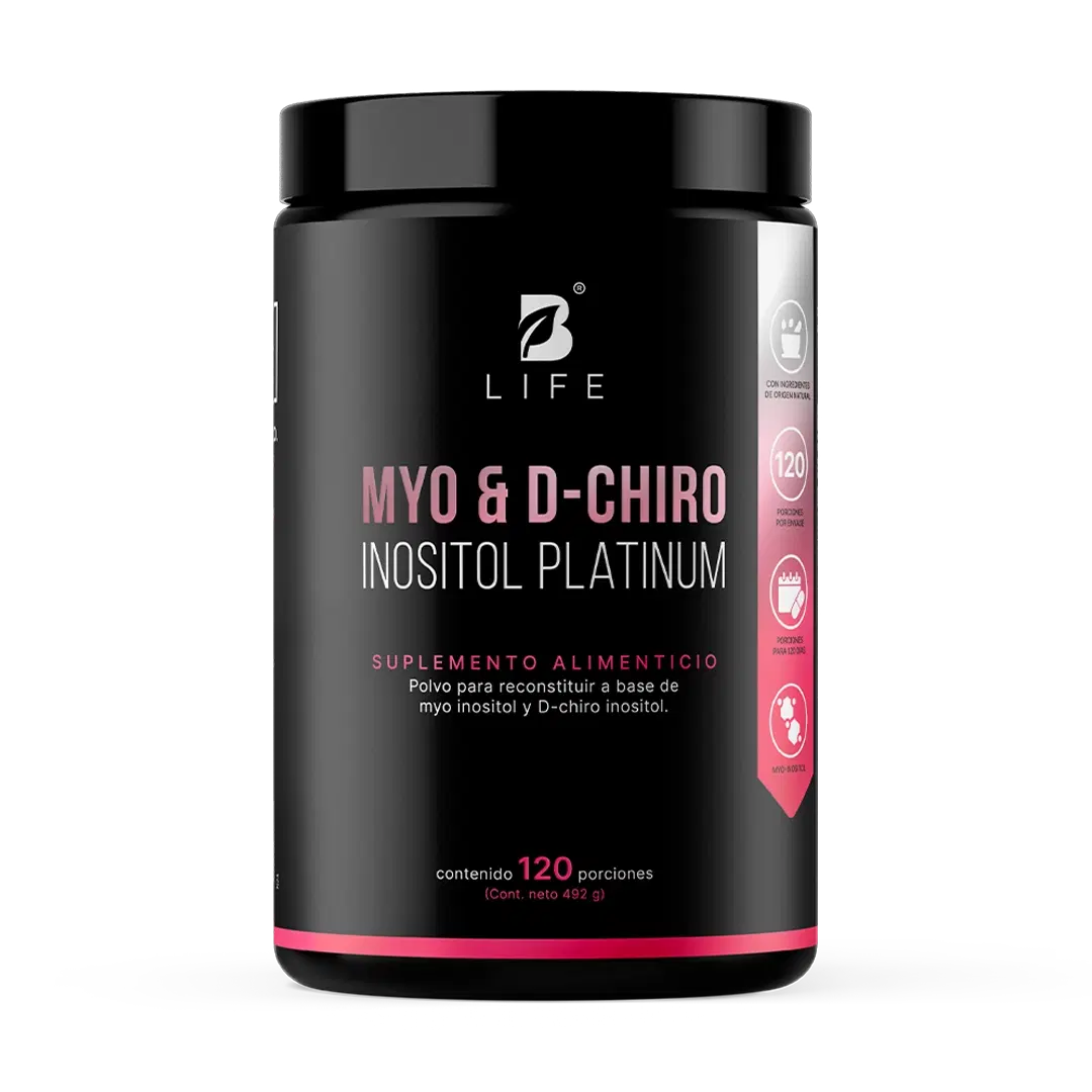Imagen de Myo & D-Chiro Inositol Platinum | Relación Ideal 40:1 de Alta Pureza en Polvo | Fórmula Platinum | B Life