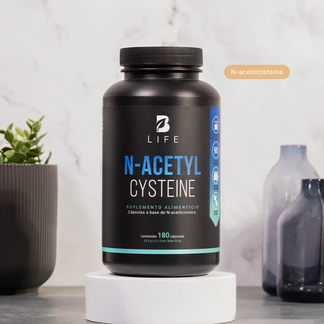 Imagen de NAC N-Acetil Cisteína | 500 mg por Porción | 180 Cápsulas