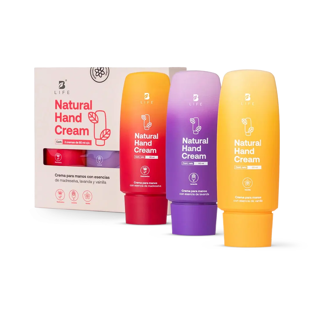 Imagen de Natural Hand Cream Kit | Kit de Cremas Naturales para Manos 80 ml c/u