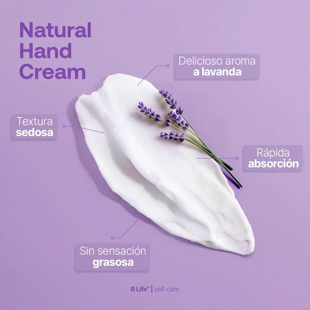 Imagen de Natural Hand Cream Lavanda | Crema Natural para Manos Lavanda 80 ml c/u