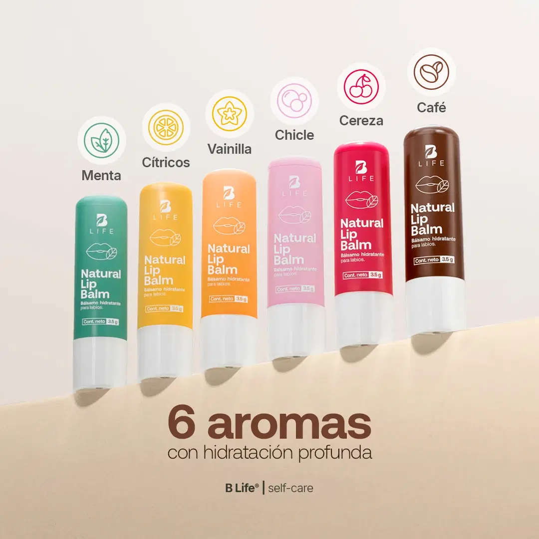 Imagen de Natural Lip Balm | Bálsamo Natural para Labios 6 piezas 3.5 g c/u