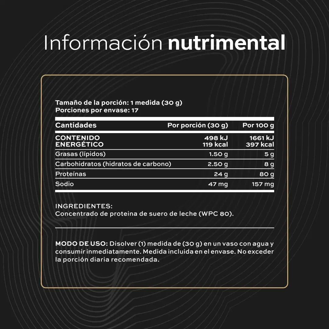 Imagen de Proteína Whey Natural | Sin Sabor | Sin colorantes artificiales | 17 porciones