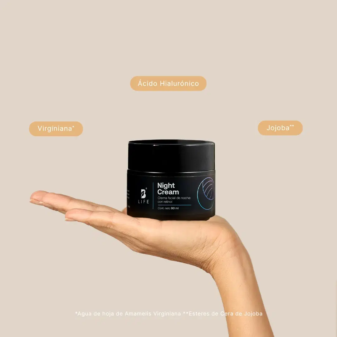 Imagen de Night Cream | Crema Facial de Noche con Ácido Hialurónico