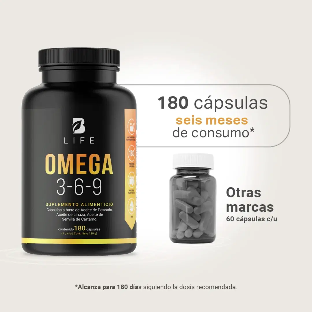 Imagen de Omega 3-6-9 con Aceite de Pescado (EPA y DHA), Linaza y Cártamo | 1000 mg por Porción